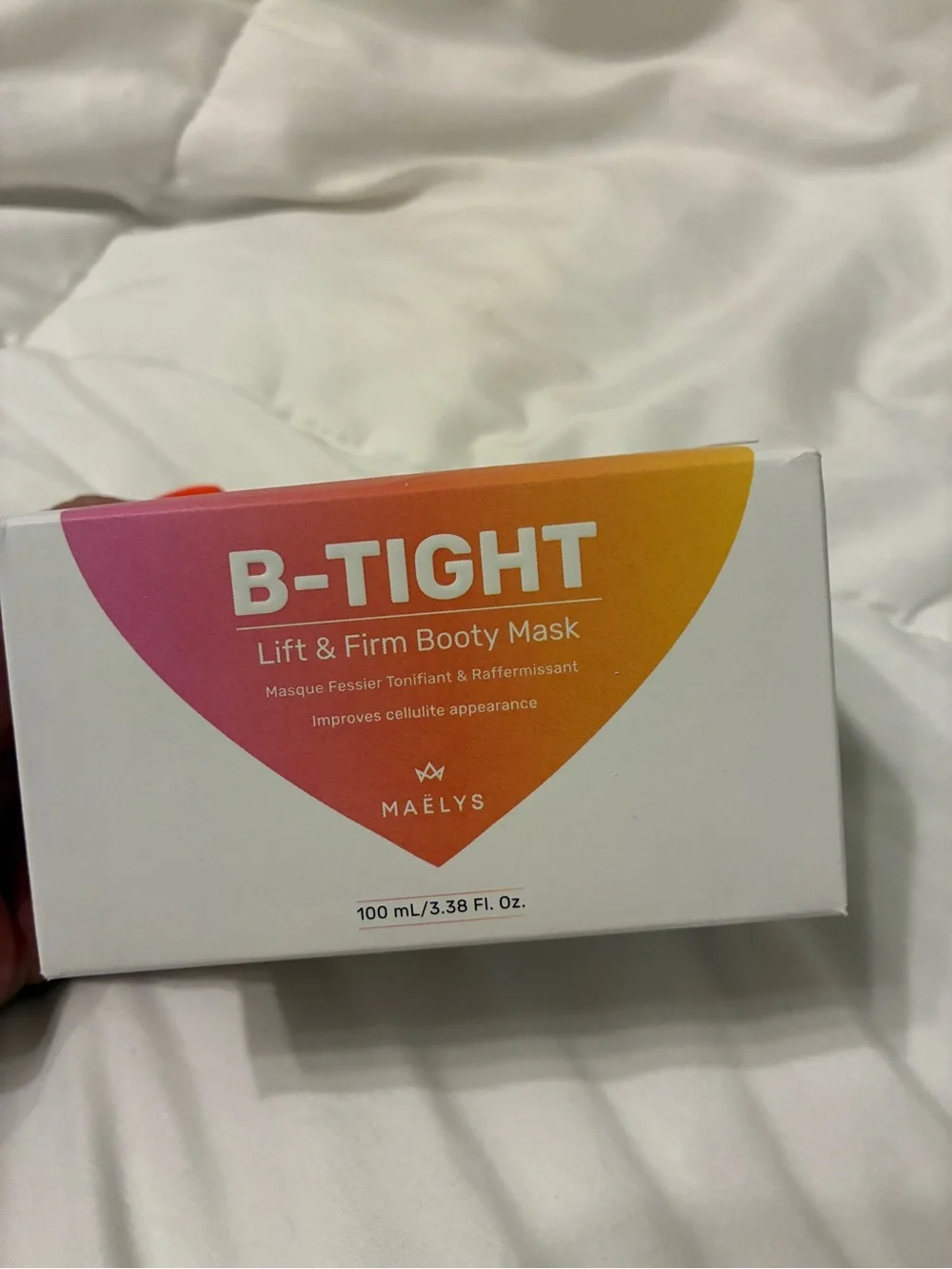 MAËLYS B-TIGHT Lift & Firm Booty Mask — Pink/Orange